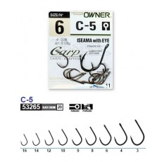 Крючки / OWNER / С-5 Сarp / Size # 8 / 12pc